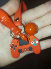 LLavero de juego de simulación de personalidad creativa, colgante de anillo para pareja, bolsa de llavero, venta al por mayor