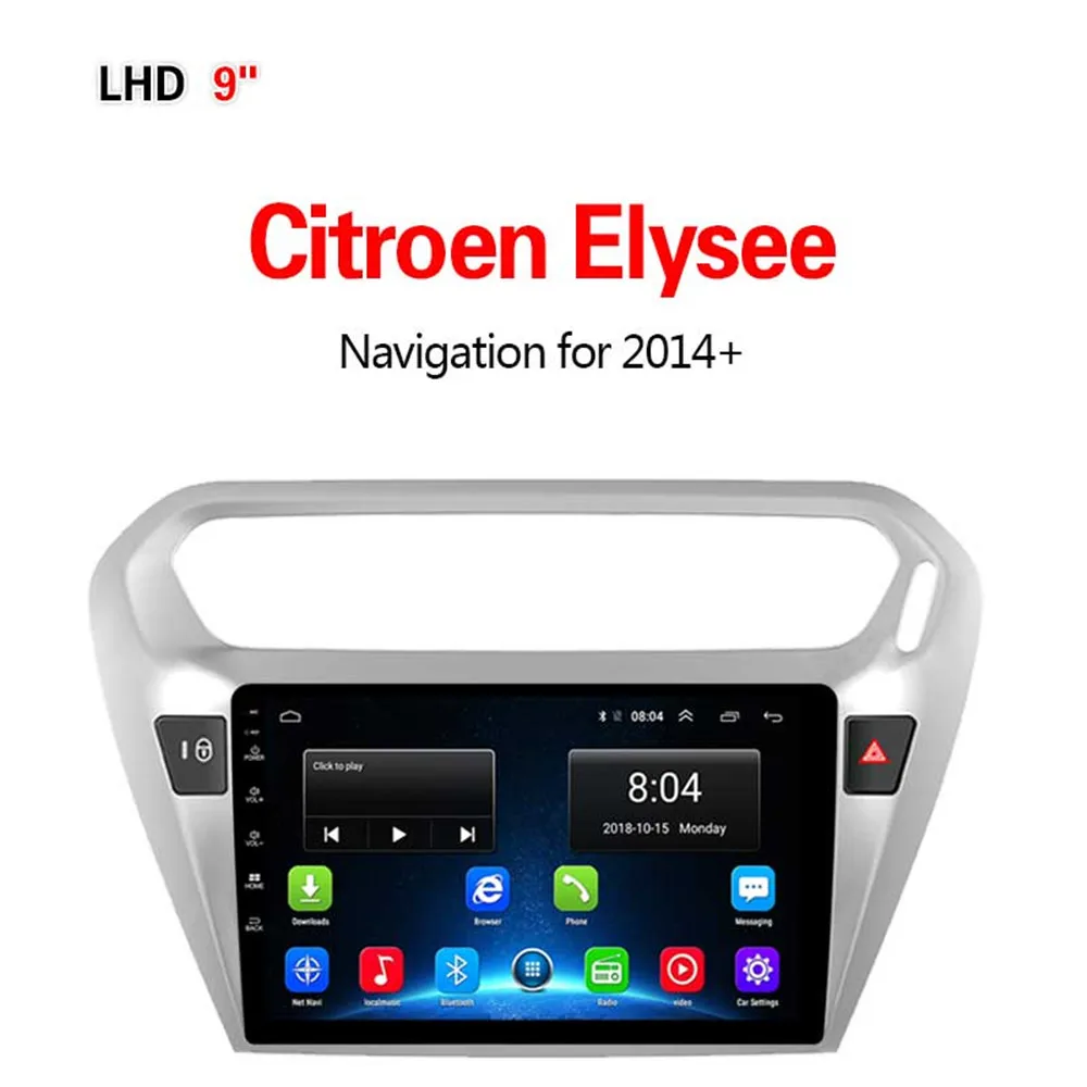Lionet gps навигация для автомобиля Citroen Elysee+ 9 дюймов LC1012X - Размер экрана, дюймов: 4G1G16G
