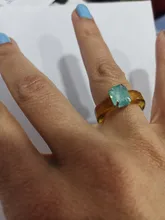 17KM-anillo acrílico de resina transparente para mujer, creativo coreano cuadrado geométrico redondo Irregular, joyería
