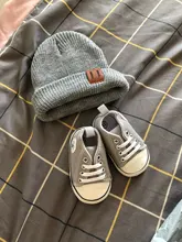 Nuevo lienzo bebé deportes zapatillas de deporte Zapatos bebé recién nacido niños niñas en primer lugar los caminantes zapatos de bebé de suela suave antideslizante zapatos de bebé