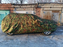 Kayme cubierta para coche portadas de coche de camuflaje al aire libre de protección solar a prueba de agua reflector polvo lluvia nieve protectora suv sedán completo