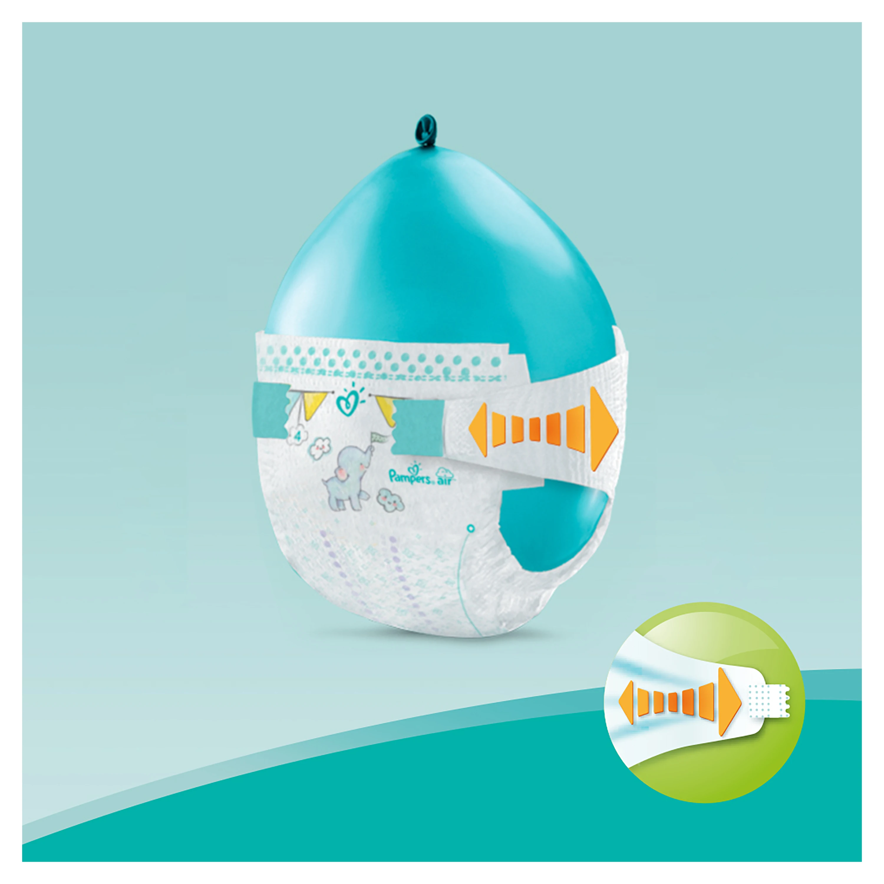 Подгузники Pampers Active Baby-Dry 6–10 кг, размер 3, 208шт