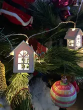 LED String Lamps Light-Fairy-Garland Wood-House Decoration Wedding Holiday-Room Party