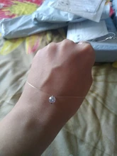 DoreenBeads de moda Invisible transparente línea de pesca collar de diamante de imitación de cuello de encaje de las mujeres joyería minimalista