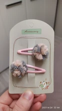 2 unids/set lindo encaje Pom bebé broches para el cabello bonitos niños horquilla bebé niña Haarspeldjes Barettes infantil bebé bebés accesorios para el cabello