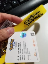 LLavero de Pokemon de Pikachu para coche, modelo de llavero de Pokémon