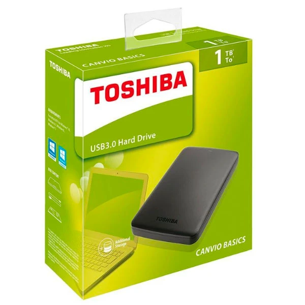 Toshiba external hard drive Canvio Basics 1Tb 2.5 Usb 3.0 Black hdtb410ek3aa  - AliExpress