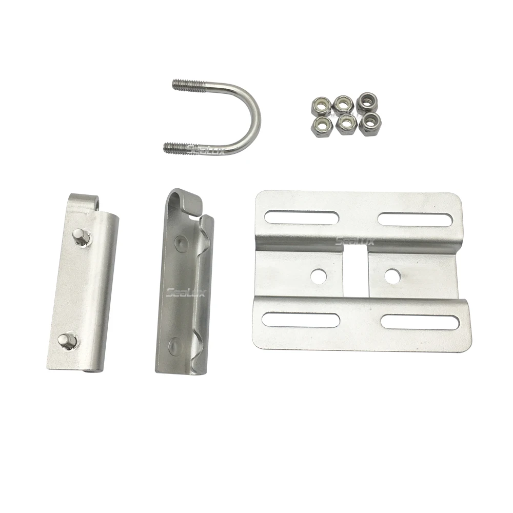 Sealux Große Schiene Montieren Anker Klammern für Vertikale Schienen für Runde Rohr und Platz Rohr Marine grade SS304 Boot Zubehör – Detail 3