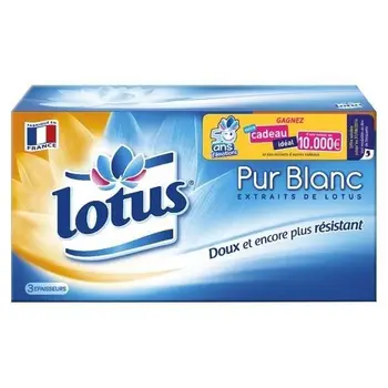 

Scarves LOTUS-pure White-Box of 90 tissue