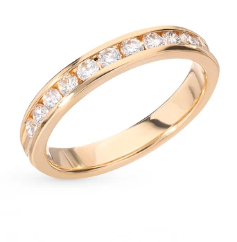 

Gold ring with diamonds sunlight sample 585