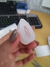 Molde de silicona para pendientes, Set de 2 unidades/lote de moldes de resina para colgantes y joyería