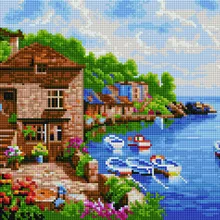 Алмазная мозаика EF 974 Морской воздух 30*40