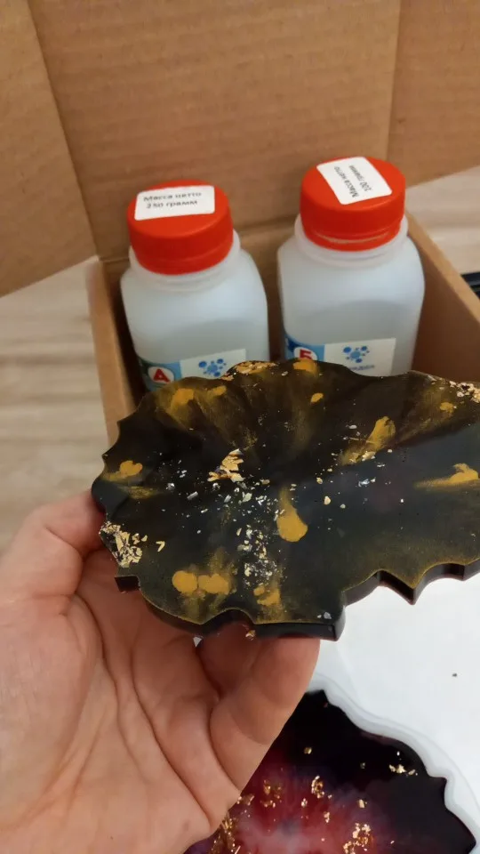 Отзыв о товаре Эпоксидная смола для творчества и рукоделия Полидел Оптик 350гр от пользователя 2***r