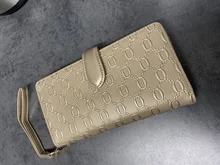 Cowhide Wallet Clutch-Bags Women Purse FOXER Designer Female Long Fashion Ladies Brand