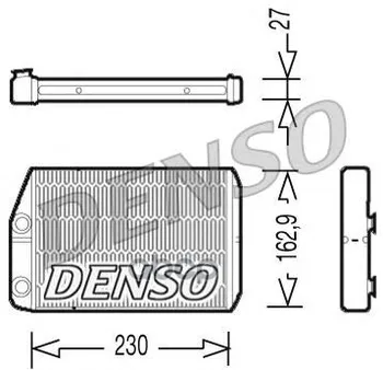 

Radiator heater Fiat Ducato Denso art.