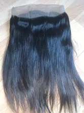 ESTRELLA peruano 360 Frontal de encaje con mechones recto mechones de cabello humano postizo mechones con cierre Remy extensión del pelo con Frontal
