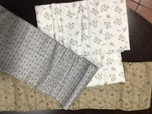 Ruyi-Manta de algodón para bebé, 4 unidades/paquete, 100%, supersuave, de franela, para recién nacido, 76x76CM