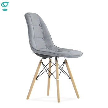 

95772 Barneo N-43 Fabric Kitchen Breakfast Chair Interior Stool Dining Chair Kitchen Furniture Gray free shipping in Russia