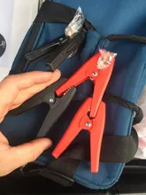 Alligator-Clip Electrical-Clips-Clamps Car-Battery Crocodile 100A Durable Insulated Red