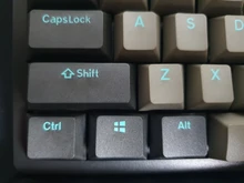 PBT Keycap Keyboard-Key-Cap Mx-Switches Cherry-Profile Gray Dolch Double-Shot Black Blue
