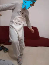 Pelele de manga larga de algodón para niños pequeños, pijamas ropa de entre Casa, ropa de dormir de animales bonitos, monos para niños