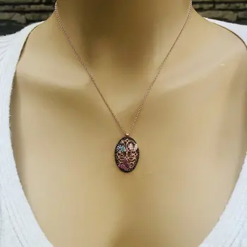 

Gotic Butterfly 925 Silver Necklace