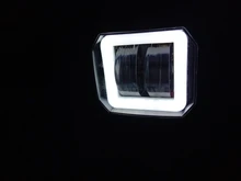 Luz LED redonda resistente al agua, barra de Ojos de Ángel, foco para motocicleta, todoterreno, coche, barco, luz de trabajo, 2 uds./1 Uds.