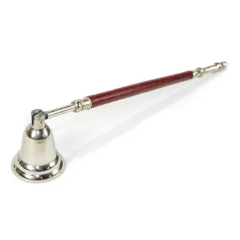 

CANDLE SNUFFER BRASS PLATED WITH WOOD HANDLE 32 CM