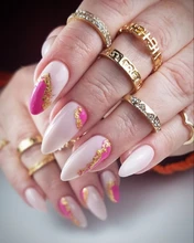 Conjunto de anillos de oro rosa para mujer, joyería punk, vintage, venta indefinida, venta al por mayor, accesorios de Navidad 2020