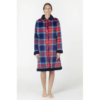 

check soft dressing gown- Scottie lamb