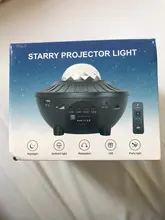 Projection-Lamp Night-Light Music-Speaker Remote-Control Romantic Ocean-Wave Starry Sky