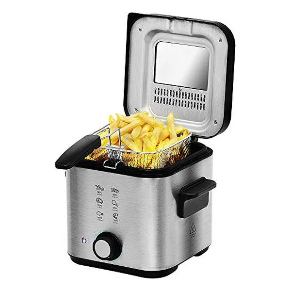 Фритюрница Cecotec CleanFry Infinity 1500 1 5 л 900 Вт Black Inox|Электрические фритюрницы| |