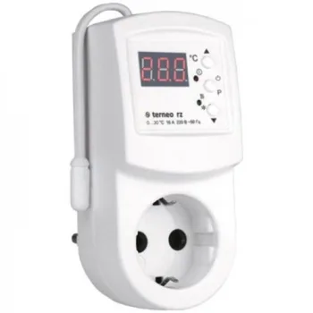 

Thermoregulator in the socket terneo RZ maintains constant temperature