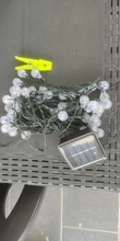 Fairy-Light Globe Crystal-Ball Solar-Lamp Led-String Garden-Decoration Waterproof 10M