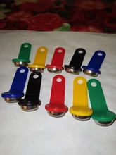 5 unids/lote regrabable RFID memoria táctil clave RW1990 iButton copia tarjeta Sauna clave