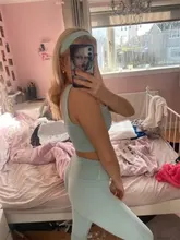 Ropa de gimnasio sin costuras para mujer, conjunto de Yoga, ropa de entrenamiento, ropa atlética femenina, sujetador de Fitness, Top corto de manga larga, traje deportivo