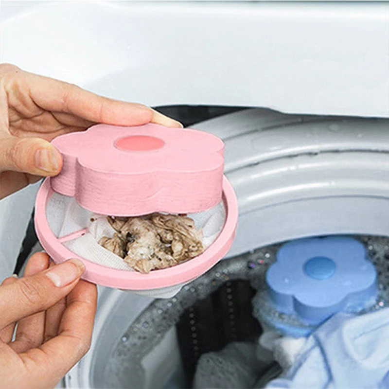 Hair Removal Catcher Filter Mesh Pouch Cleaning Ball Bag Dirty Fiber Collector Washing Machine Laundry Discs laundry ball laundry hair catcher