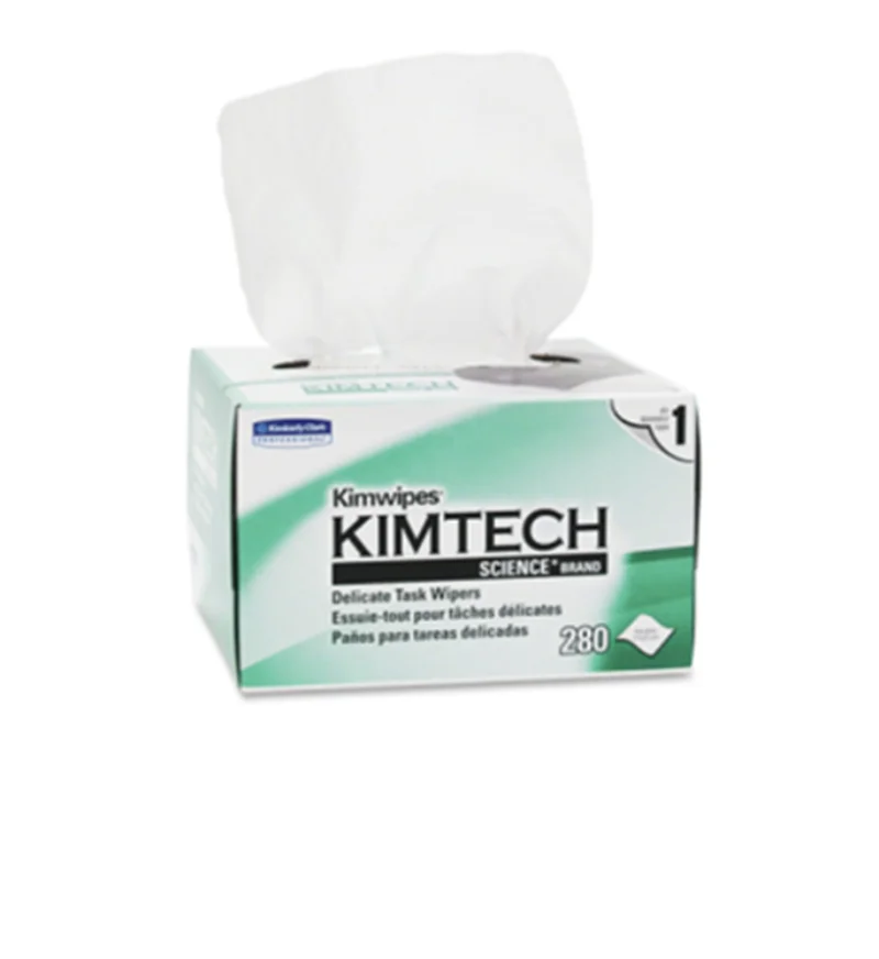 Поддержка FiberCleaningTool Kimwipes dustfreepaper280 шт/коробка деликатные Стеклоочистители