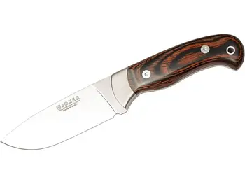 

Joker CR08 Montés II mountain knife with red wood ferrule clasps pressed and 10,5 cm blade