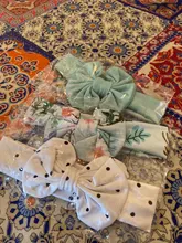 Diadema con lazos florales para bebé, elástico para Diadema con lazo Niña, banda de pelo turbante para recién nacido, accesorios para el cabello, 3 uds.