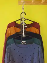 Scarf Storage-Rack Multi-Port-Support Circle Multifunction 9-Hole Plastic 5pcs/Lot Rotating