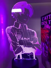 Table-Lamp Light Cool Ackerman-Figure Night-Light Titan Attack Acrylic Home-Room-Decor