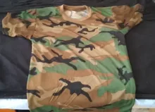 Camiseta táctica de camuflaje de manga corta para hombre, camiseta de combate de secado rápido, camiseta del ejército militar, camisetas de camuflaje para senderismo y caza