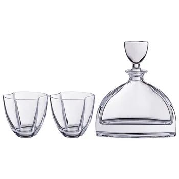 

Set for whiskey "Nemo" 3PR.: shtof + 2 cups 550/350 ml height = 22/10 cm