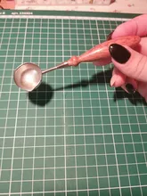 Cuchara de cera de lacre Anti-caliente mango de madera Retro cera estampado cucharas tarjetas de invitación sellos decorativos artesanía