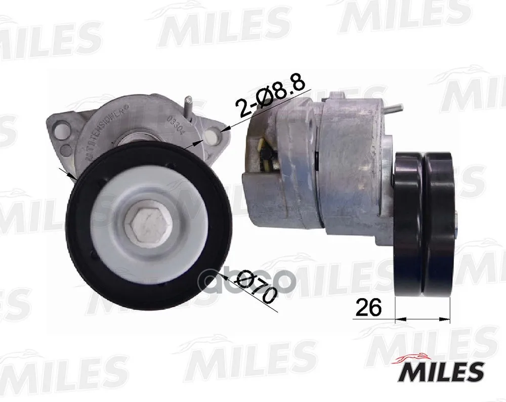 Натяжитель Ремня Приводного Opel/Gm Miles Ag00313 Miles арт. AG00313