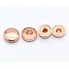 Rose gold Fashion Spring Metal Snaps Buttons Spring Snap Fasteners Leatherworking Metal Snap Tool Leather Snaps Leather Fastener 4