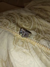 FDLK suntuoso de los hombres de aleación de Zinc de anillo de 2,0 quilates Natural cristal CZ blanco anillo venda de boda de los hombres joyería de fiesta