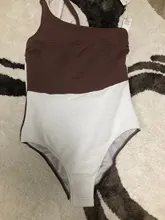 One-Piece Swimsuit Bathing-Suits CUPSHE Sexy Monokini White One-Shoulder Women Girls