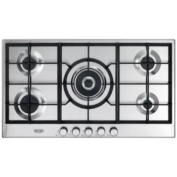 

SLF 590X5 burner Gas cooktop Gas from 90 cm silver color line SlimDE LONGHI271.12